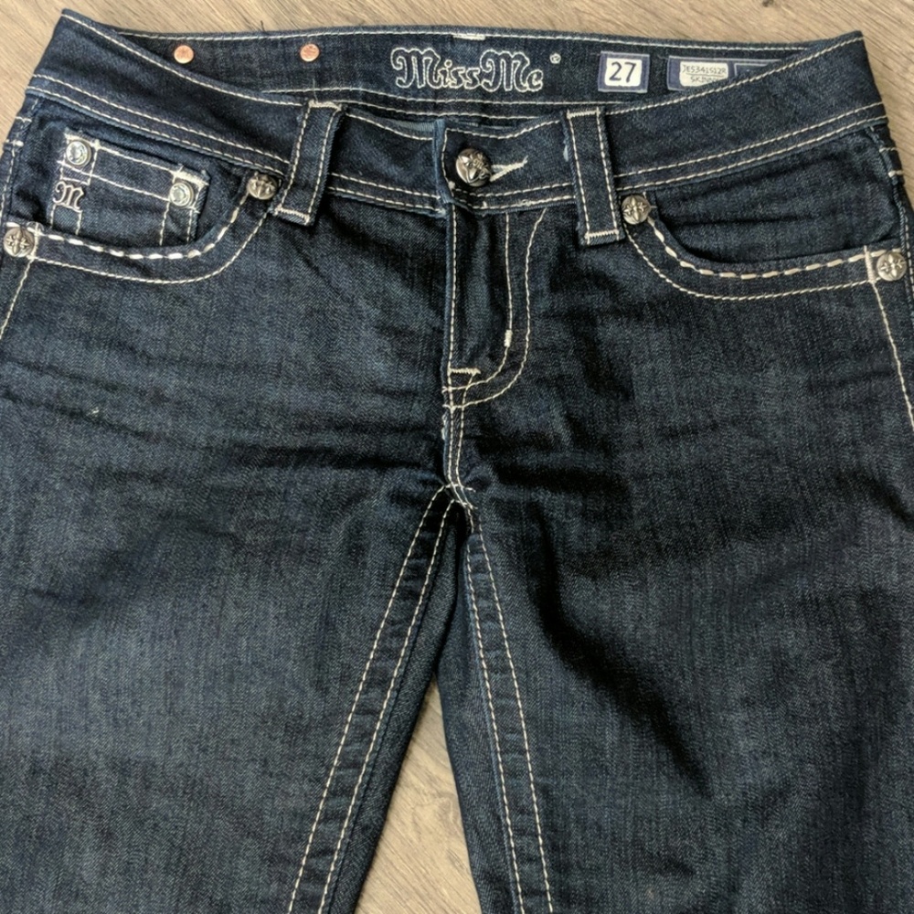 Miss me skinny jeans with sequin back pocket